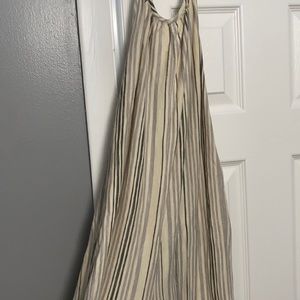 TREASURE & BOND Halter Stripe Easy Jumpsuit